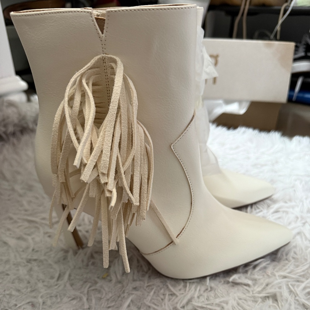 Womens Fringe Booties from Vici Collection
